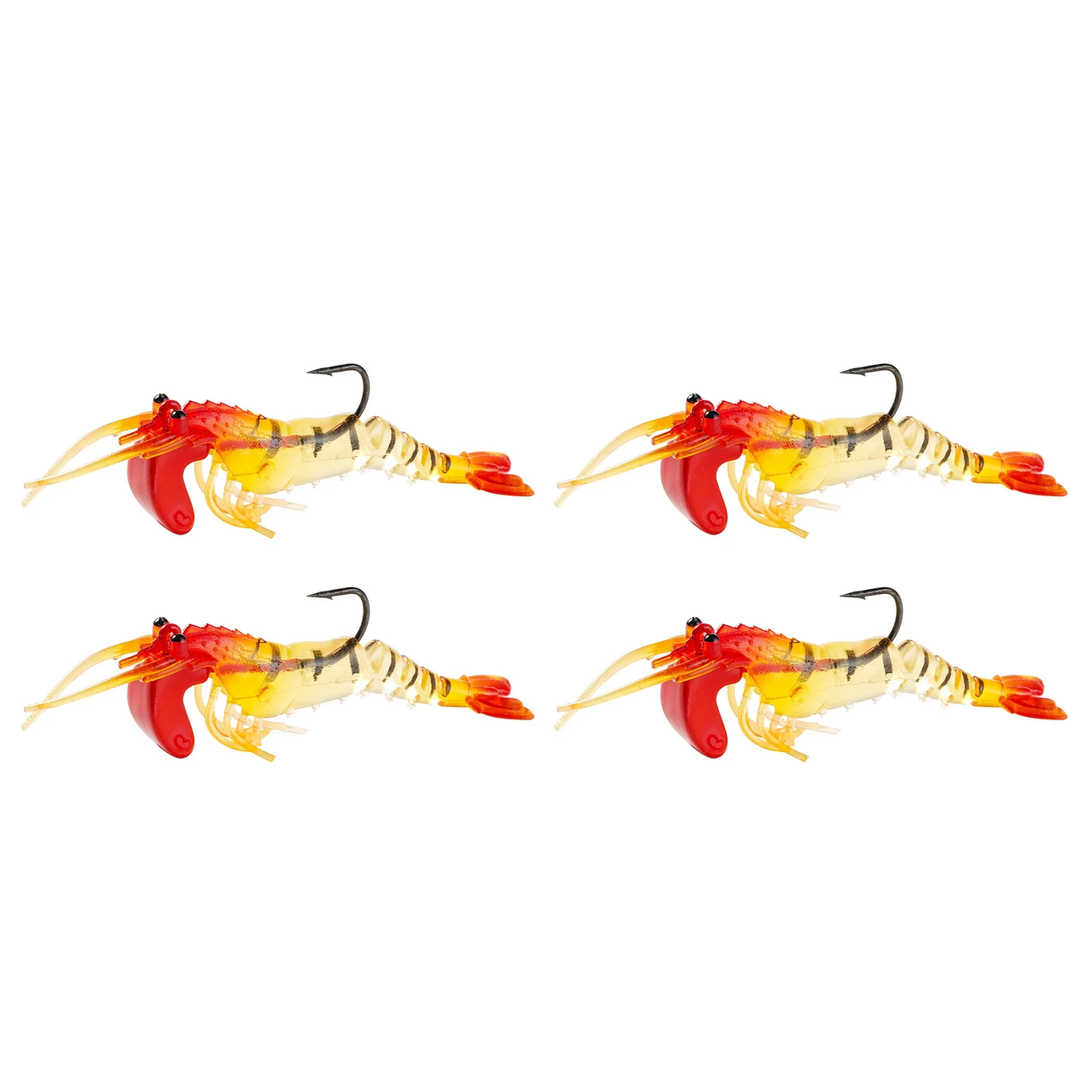 

Fake Fishing Bait Sea Fishing Lure Bait Bionic Soft Bait with Hook 7cm/12.5G Simulation Shrimp-Shaped Bait-B