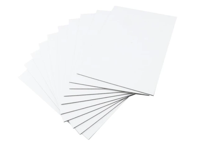 Hamilco White Cardstock Thick Paper – 4 1/4 x 5 1/2 Blank Folded