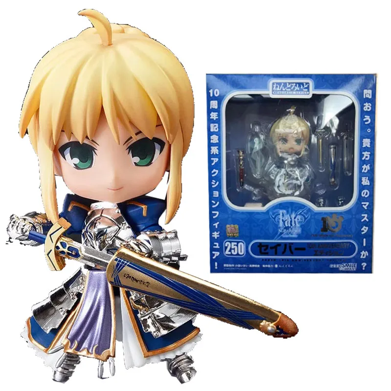 

In Stock Original GOOD SMILE GSC 250 NENDOROID Altria Pendragon Fate/stay Night Anime Figure Model Collecile Action Toys Gifts