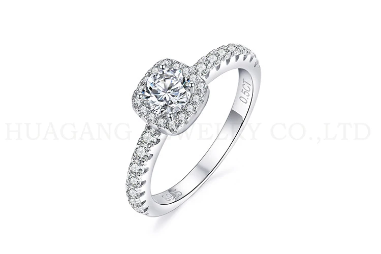 1ct Moissanite Engagement Rings for Women 925 Sterling Silver Round Moissanite Ring Anniversary Wedding Ring Promise Rings