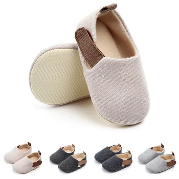 Nuove scarpe da bambino in cotone suola in gomma morbida antiscivolo scarpe da neonato primi camminatori scarpe da bambina con stampa di cartoni animati 1