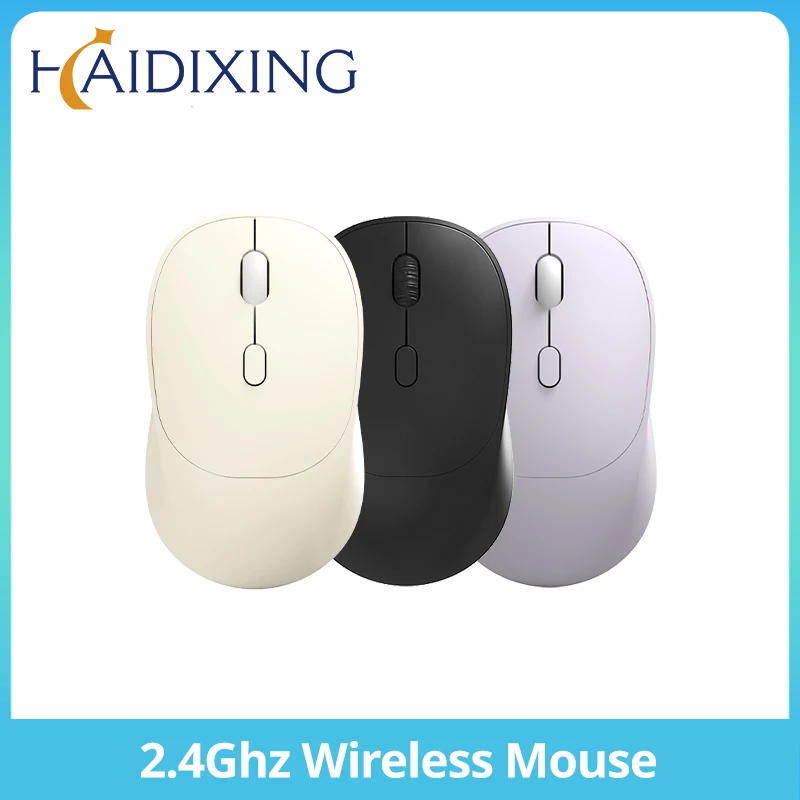 

HaiDiXing Wireless Mouse 2.4GHZ Portable Mute Wireless Mouse Ergonomic Office Mouse For Laptop Computer