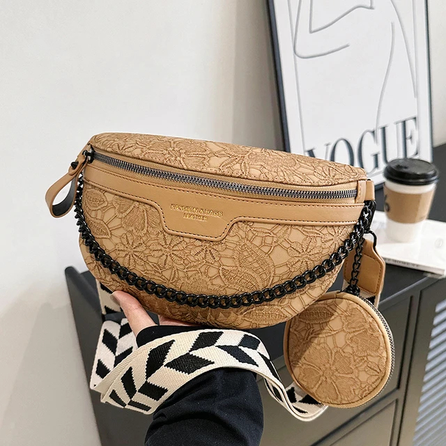 Luxury Lady Waist Bag Brand Designer Fanny pack Coin Purse Fashion Leather  Female Belt Bags Ladies Shoulder Crossbody Chest Bags