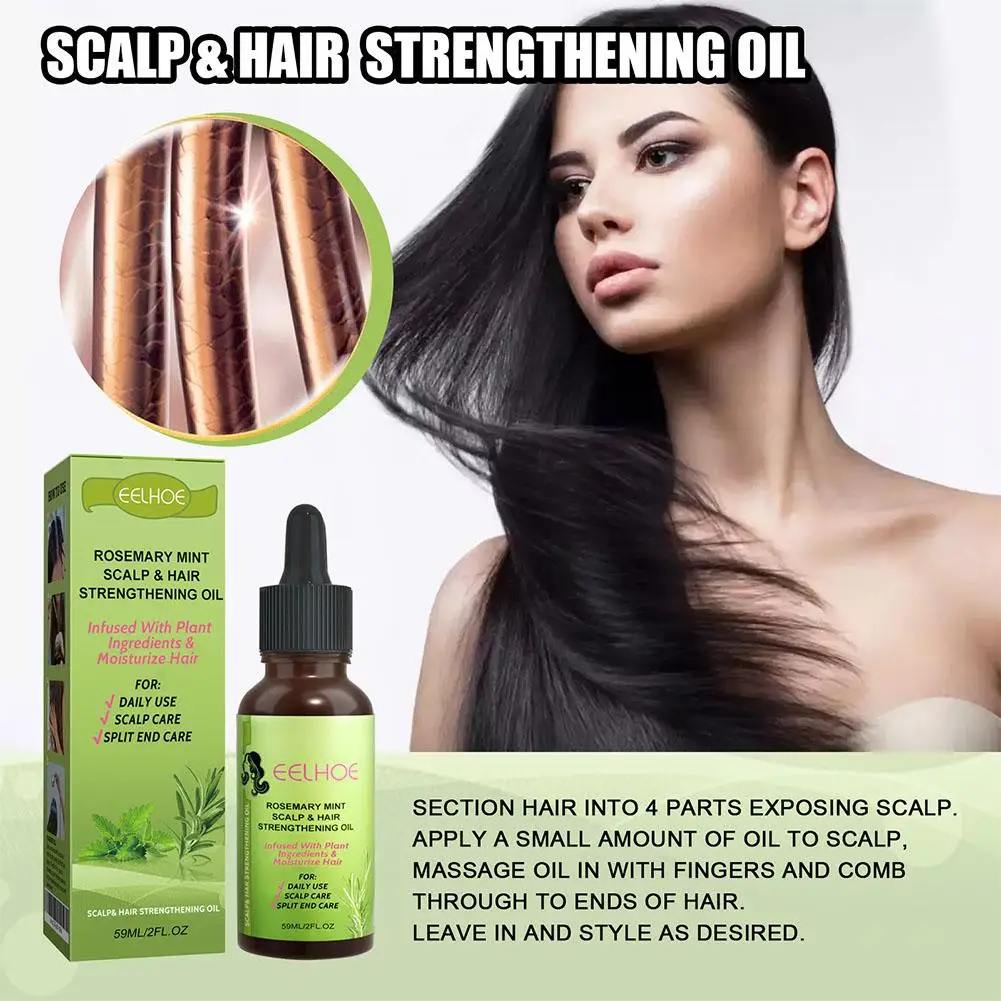 Rosemary Anti-frizz Growth Care Essential Oil Hairs Promote Treatments Anti Serum Beauty Smooth Health Scalp Nourishing Los Y0S4