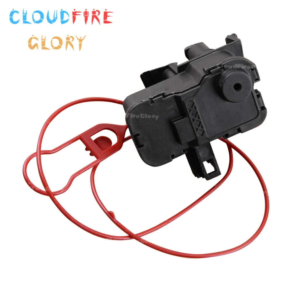 7P0810773F 2Pins Fuel Door Lock Actuator Plastic For VW Touareg 2011