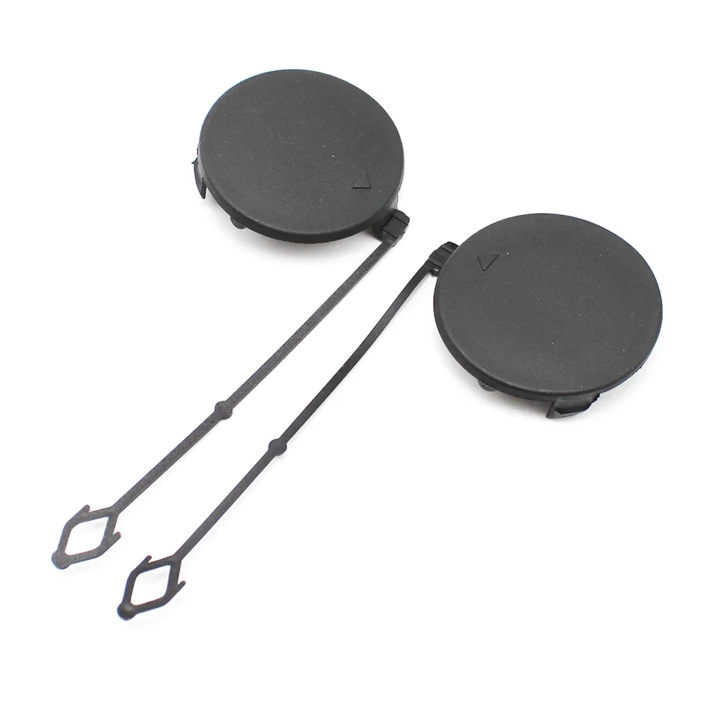 

Car accessories 2PCS Front Bumper Left+Right Tow Hook Eye Cover Caps Unpainted 51117159589 51117159590 for BMW X5 E70 2007-2011