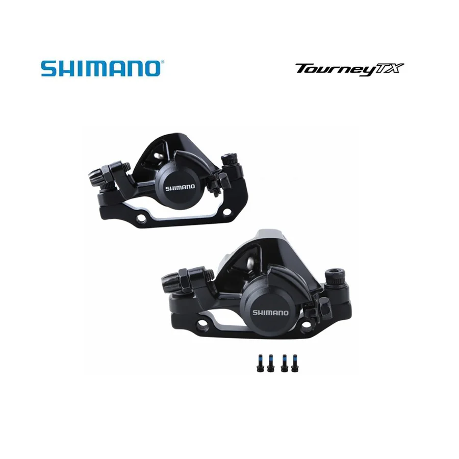 Shimano Tourney BR TX805 Pinza freno a disco BR-TX805 con pastiglie in resina Freno MTB anteriore posteriore Aggiornamento freno a disco meccanico per M375  18