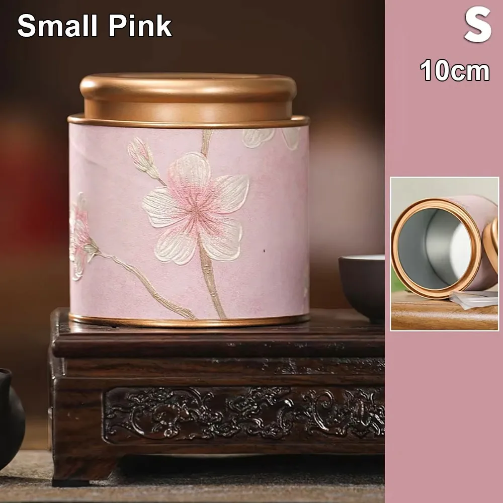 Tinplate Tea Storage Can for Household Use