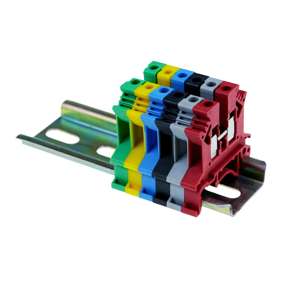 DIN Rail 1 Piece Thickness 1mm NS35-S Steel DIN Rail For Mounting Terminal Block C45 DZ47 Relay