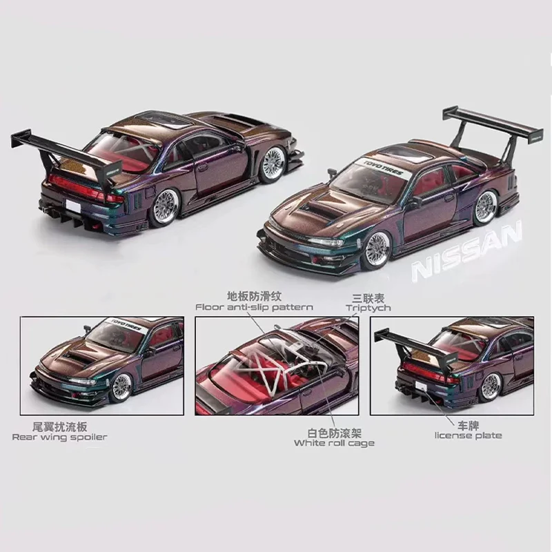 New In Stock Mortal 1:64 Nissan S14 Gt-Spec V2 Seiji Ookawara