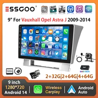ESSGOO 9 "autoradio Android 14 pour Opel Astra J 09-14 Buick Excelle Verano 10-15 lecteur multimédia Navi GPS Carplay Android Auto 1