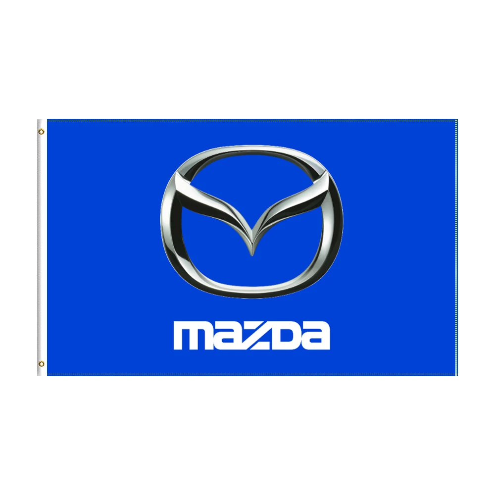 Flags Banners Car Polyester Car Banner Printed Mazda Mazda 3x5ft
