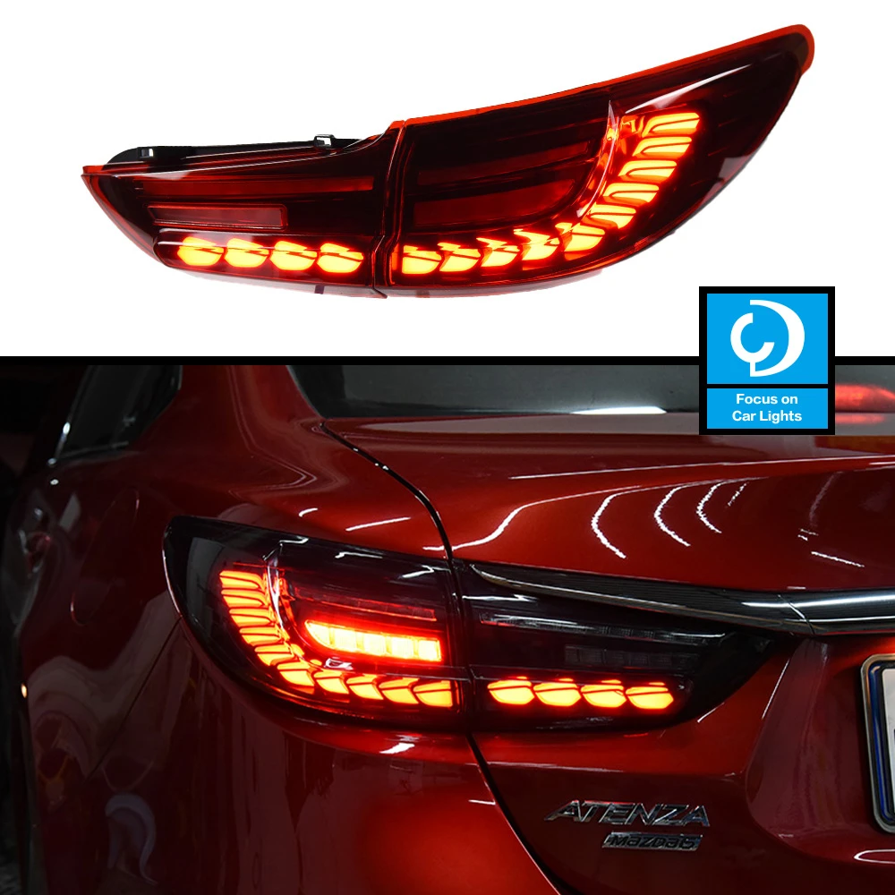 Taillights Styling For Mazda 6 Mazda6 Atenza Tail Light LED DRL Running