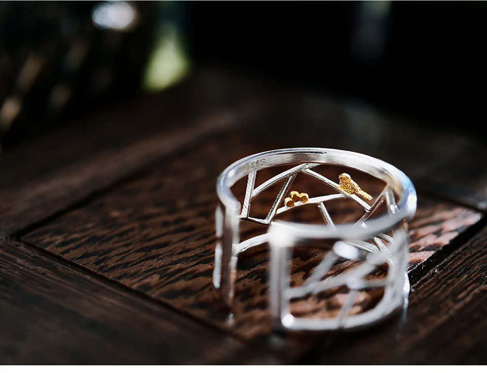 LFJD0105-Oriental-Element-Window-Decoration-Paper-cut_06.jpg Silver Open Window Decoration Paper-cut Design Ring