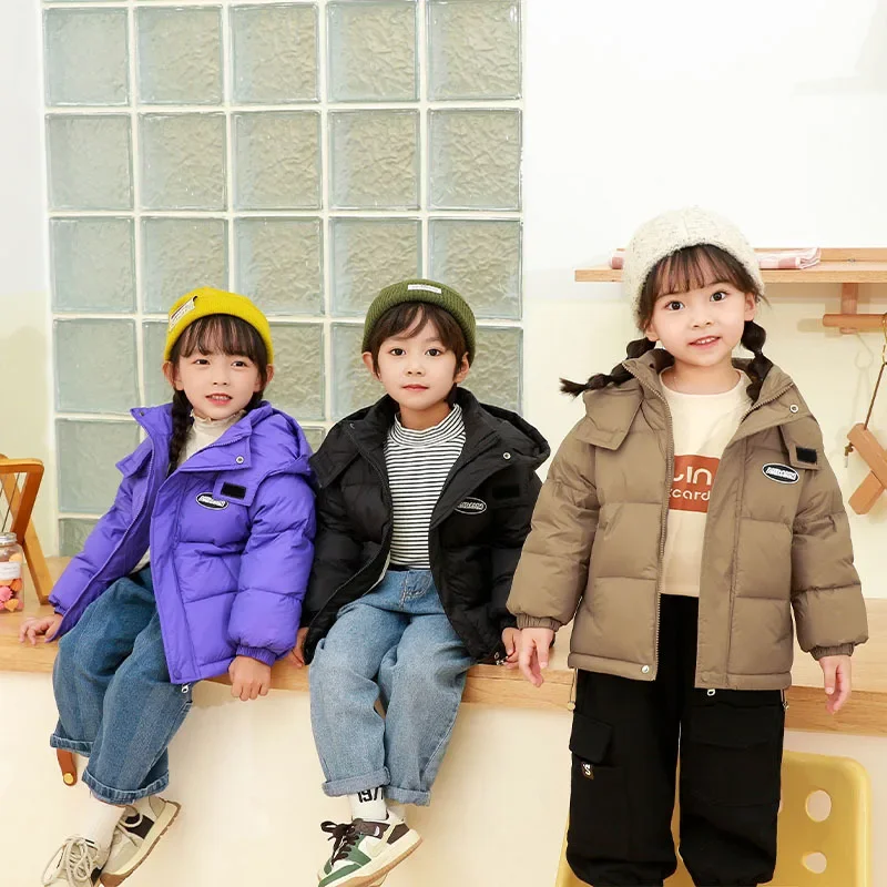 

Keep Warm Outerwear Fall Winter Clothes Child Girl Thicken Children Coat Clothes Girls From 2 to 7 Years Down Jackets Padding