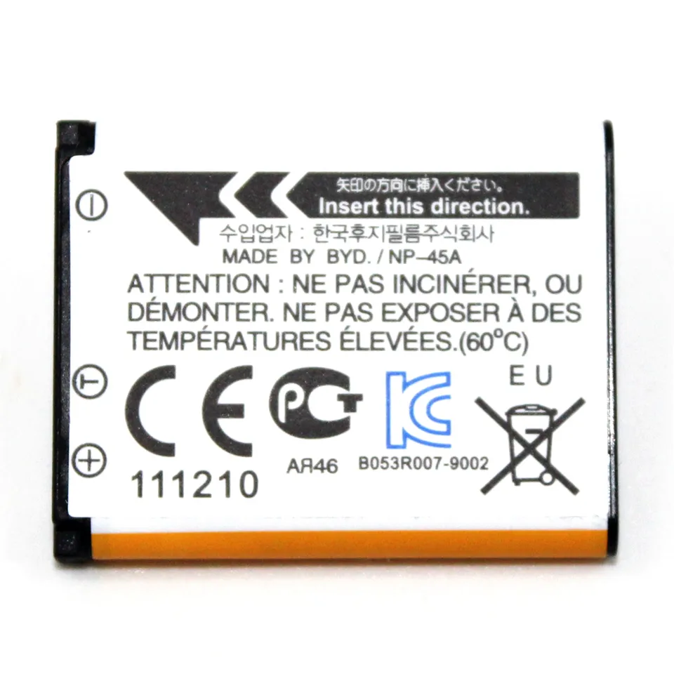 2 Batterie Ricaricabili Per Fujifilm NP-45/NP-45A - 700mAh, 3.7V, Li-Ion Per Fotocamere Digitali - Foto 8