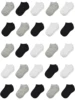 25Pairs Ankle Socks - Toddler Low Cut Socks - for 1-14 Years Boys Girls School Socks