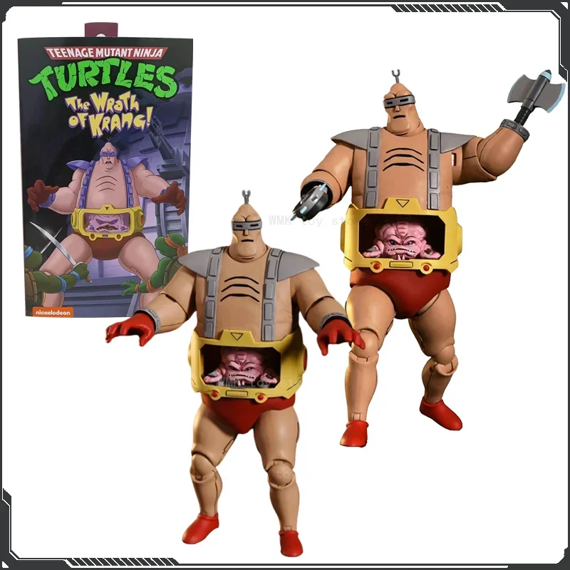 

Neca Original Teenage Mutant Ninja Turtles The Wrath Of Krang 54157 7 Inch Action Figure Robot Animated Version Tmnt Model Toy