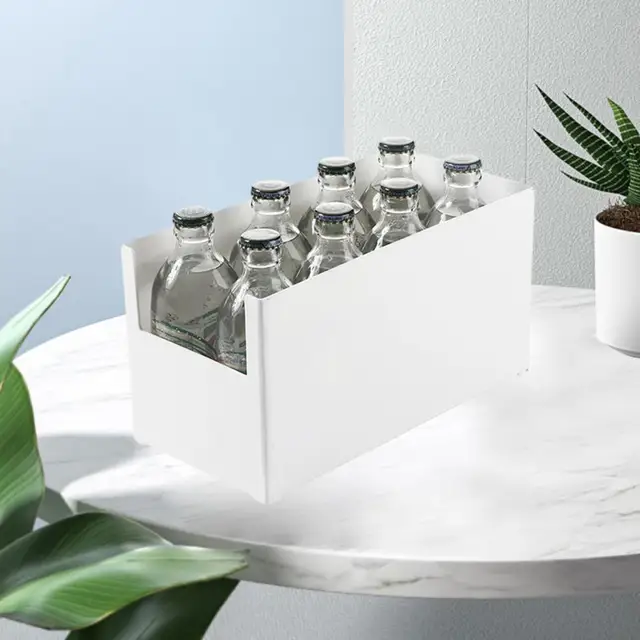 Nagyszerű, Megvastagított, Tartós Snack Tároló Kosár Matt Textúra Téglalap Alakú, Rendezett Napi Kosarak - Image 5