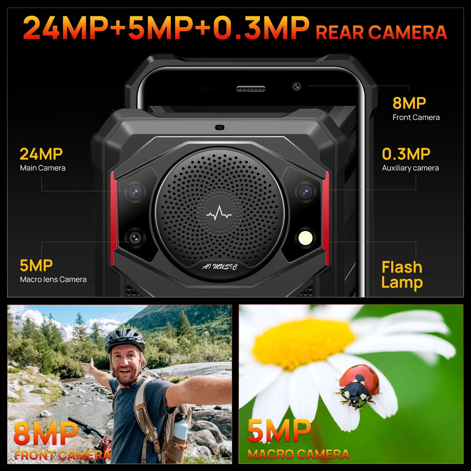FOSSiBOT F101 Rugged Smartphone 5.45\
