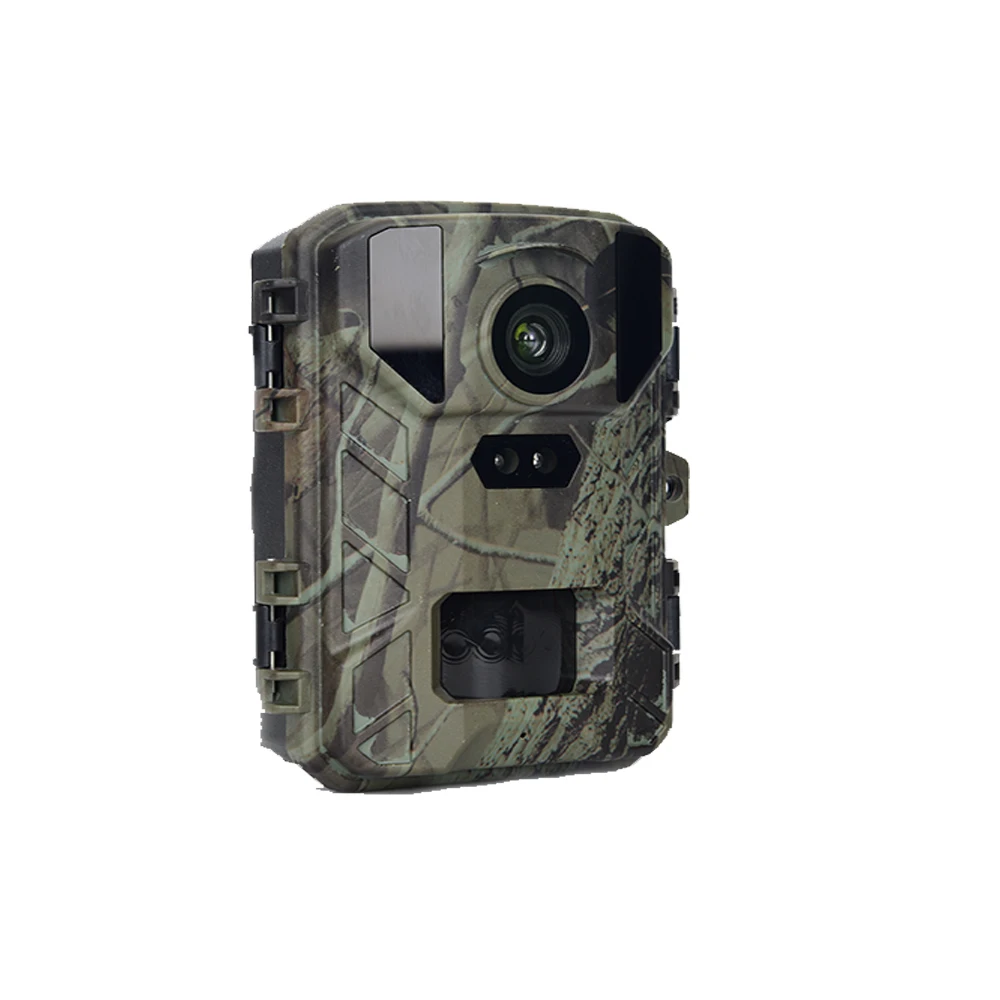 Câmera Mini800 Waterproof Hunting Trail, Câmera infravermelha ao ar livre Low Glow Artion, Gravador de vida selvagem, NightVision, Novo, 4K, 48MP