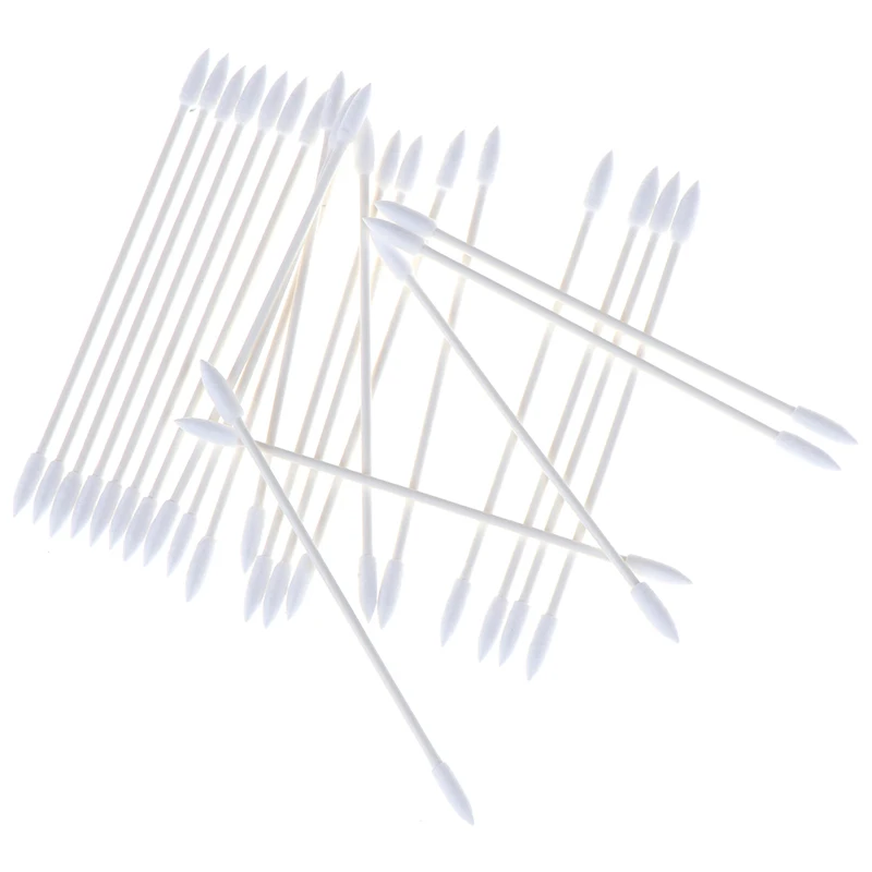 50/100 Pcs Dust Free Disposable Cleaning Swab Cotton Stick For AirPods Earphone Headphone Phone Charge Port Accessories 4