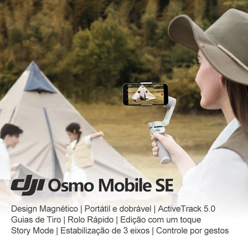 DJI Osmo 모바일 SE OM 4 OM4 핸드헬드 짐벌 스태빌라이저, 스마트폰 삼각대 셀카봉, 3 축 스태빌라이저, 마그네틱 디자인 2