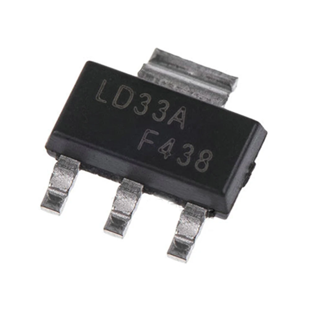 

10 PCS LD1117AS33TR SOT-223 LD33 LD1117 Positive Voltage Regulators Transistor
