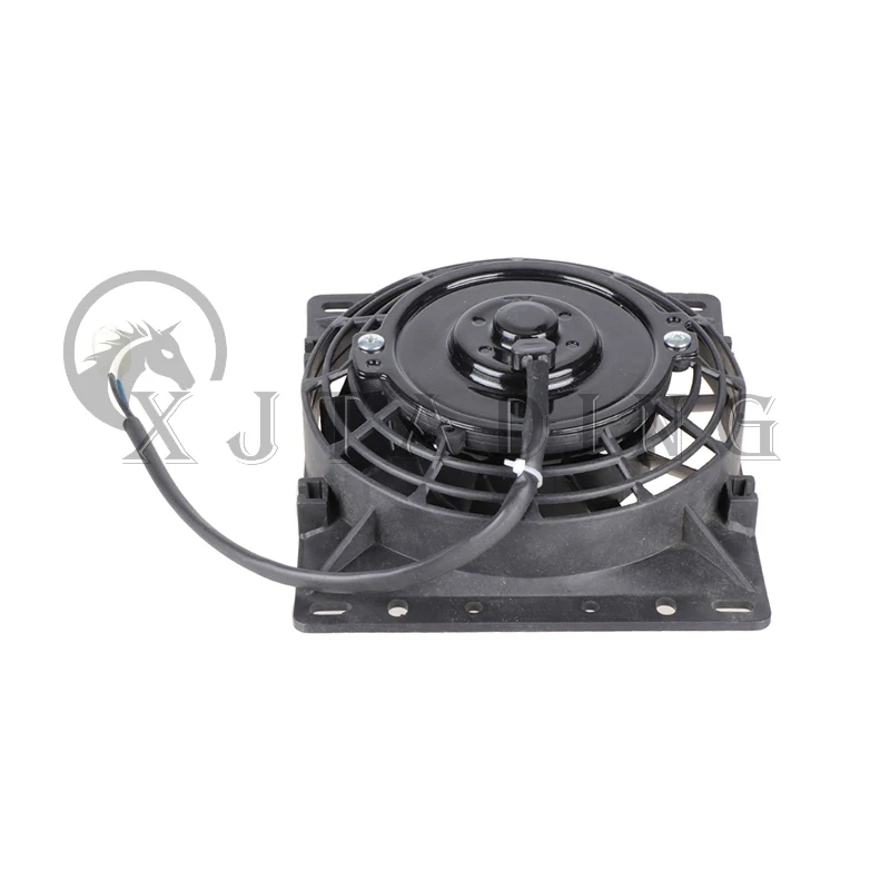12V Motorcycle Oil Cooler Water Radiator DC Cooling Fan For 150cc 200cc 250cc Motocross Dirt Pit Bike ATV Quad Buggy Accessories