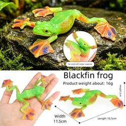 Realistic Insect & Amphibian Collectible Action Figures Set (Blackfin frog)