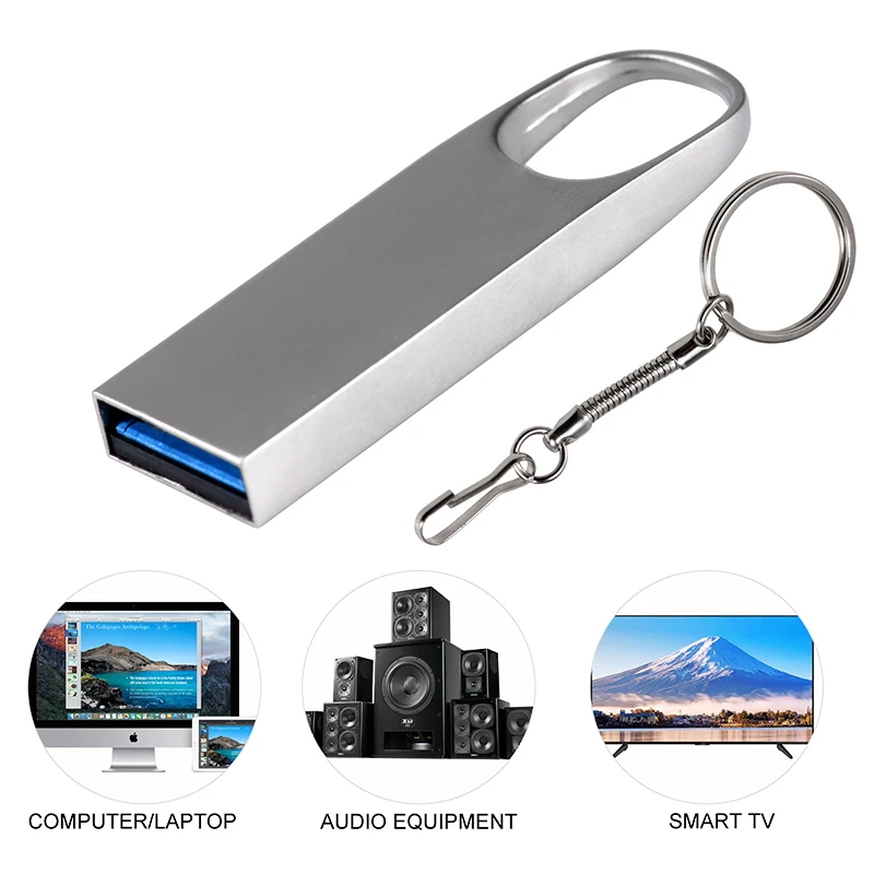 Usb 3.0 High Speed Flash Drive 64gb Pendrive 32gb Real Capacity Waterproof Flash Disk 16gb U