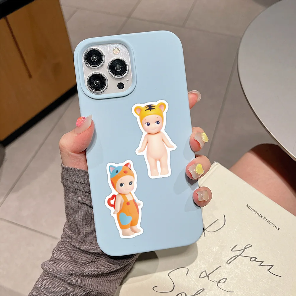Sonny Angel Christmas Warm Healing Doll Graffiti Sticker 10/50PCS Fridge Cup Skateboard Kawaii Sticker Children's Festival Gifts cartoon stickers,kawaii stickers,decorative stickers,colorful stickers