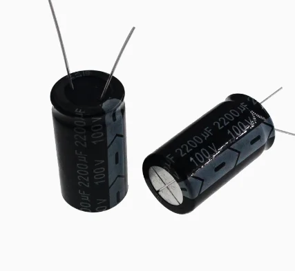 

2pcs 2200uF 100V 2200MFD 100WV Aluminum Electrolytic Capacitor 22*40mm Radial 2200mf100v 2200uf100v 100v2200mf 100v2200uf