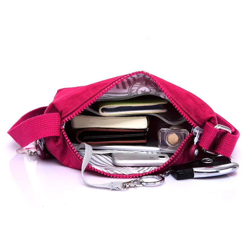 Women Shoulder Bag Nylon Messenger Crossbody Bag Female Fashion Ladies Handbag School Bag