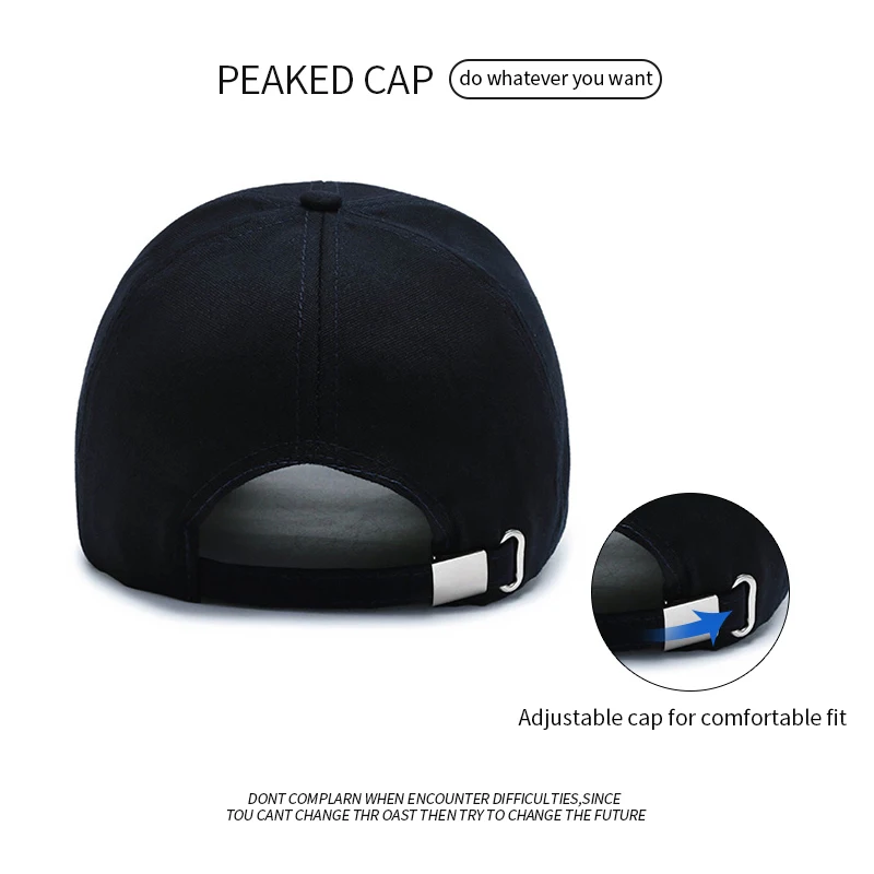 Solid Color Adjustable Cap For Men Women Cotton Outdoor Sport Cap Golf Spring Summer Dad Shade Hat Trucker Hat Hip Hop