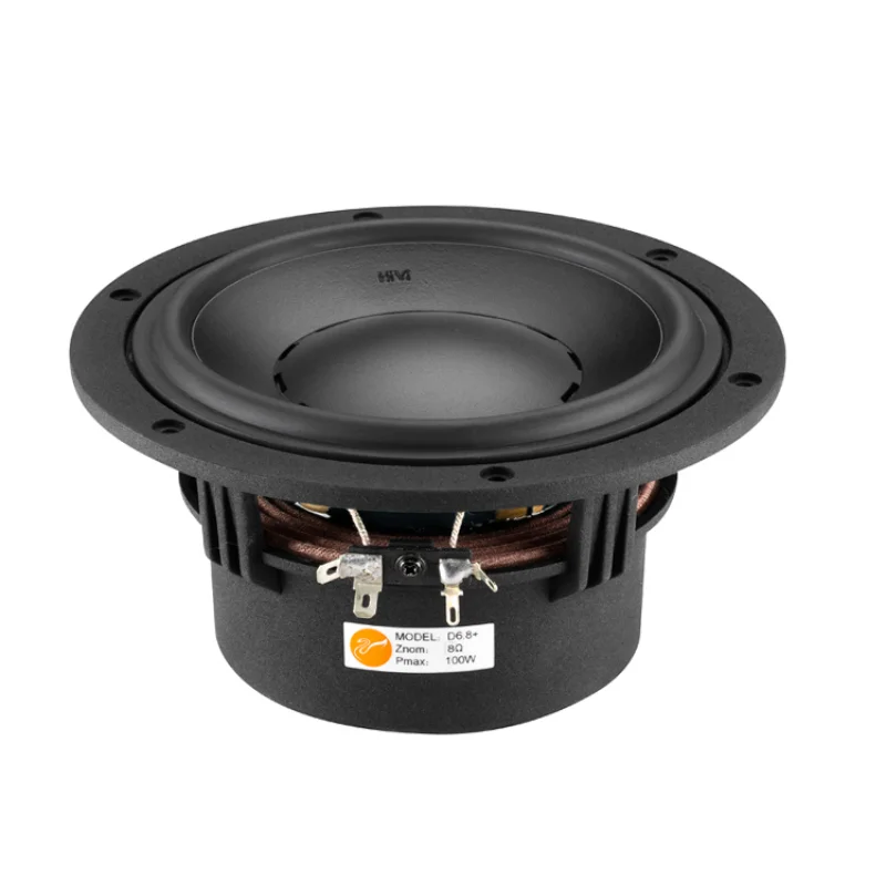 HiVi D6.8+/D6G/D6.8MKII 6.5'' Home Audio HiFi Midwoofer Speaker Driver Casting Aluminum Frame 8ohm 120W D174mm 1 Pieces