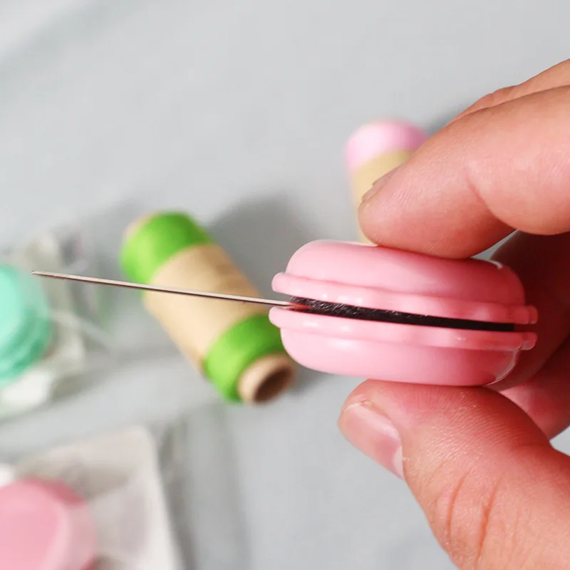 Needle Absorber Macaron Colour Needle Sharpener Erasing Needle Fabric Cross Stitch DIY Sewing Tools Beaded Needle Magnet Case - 4