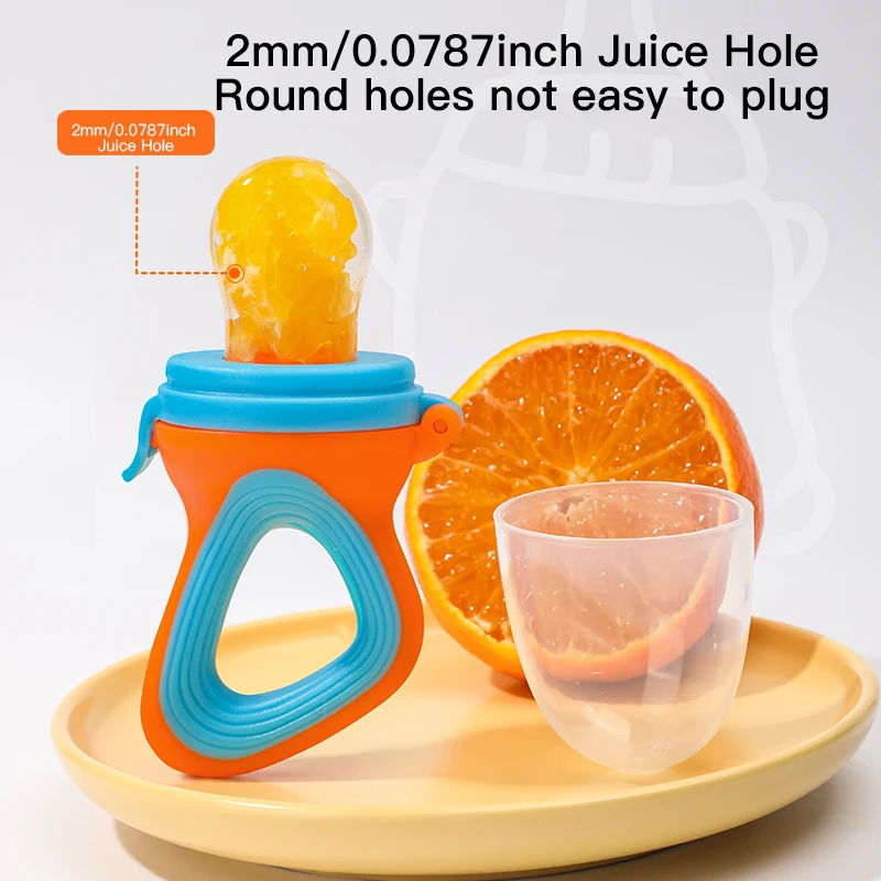 Infant Food Feeder with Silicone Mesh Bag