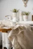 French Round Tablecloth Household Circular Table Cover Linen Cotton Tablecloth with Tassels Home Party Wedding Kitchen Decor 5