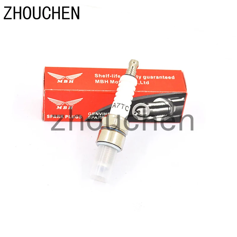 4 шт./лот Свеча зажигания для мотоцикла CR7HIX CR7HSA C7HSA A7RTC A7TC GY6 50cc-150cc скутера ATV