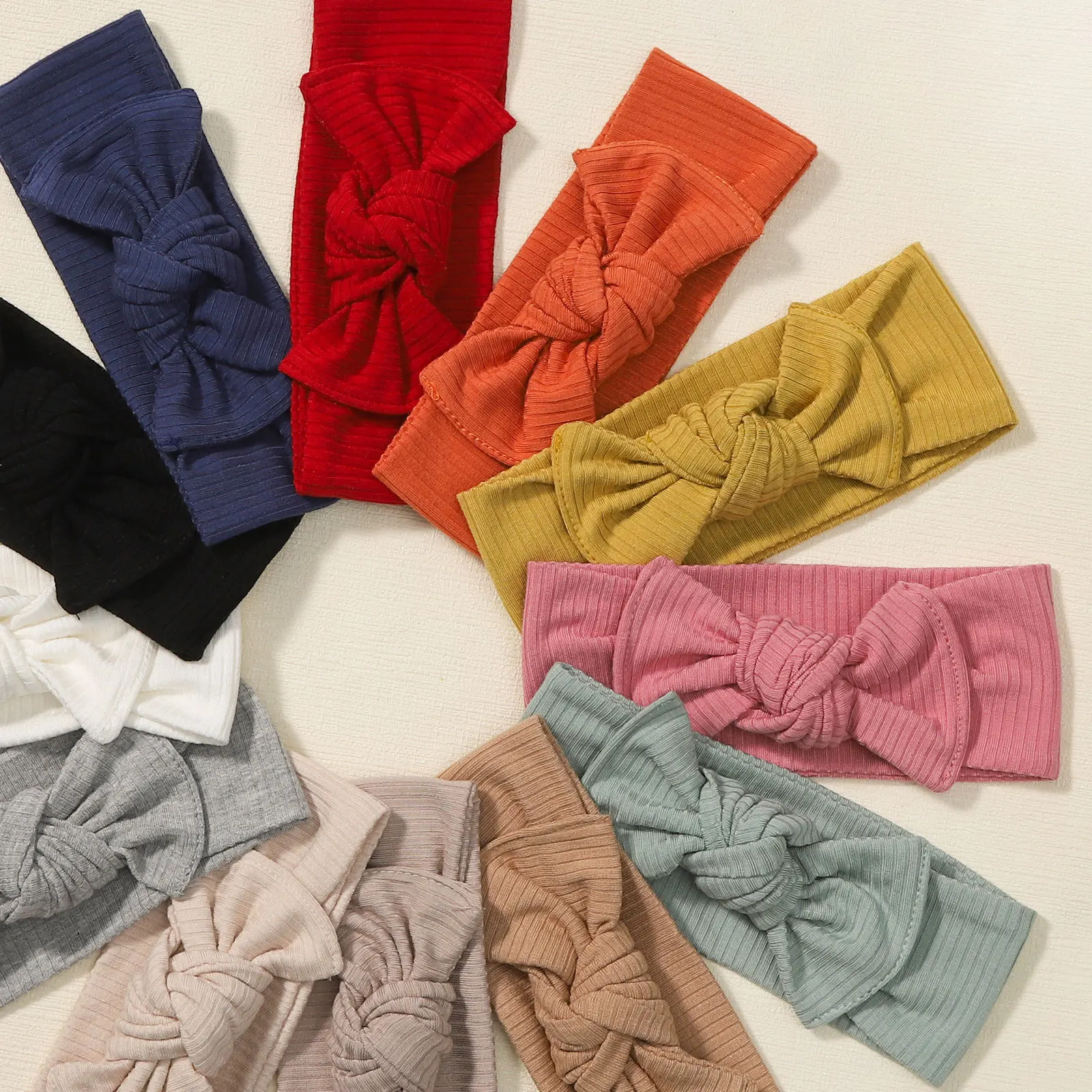 

30pc/lot Infant Baby Headbands Newborn Elastic Hairbands Toddler Girls Rib Headband Kid Headwrap Hair Accessories Wholesale
