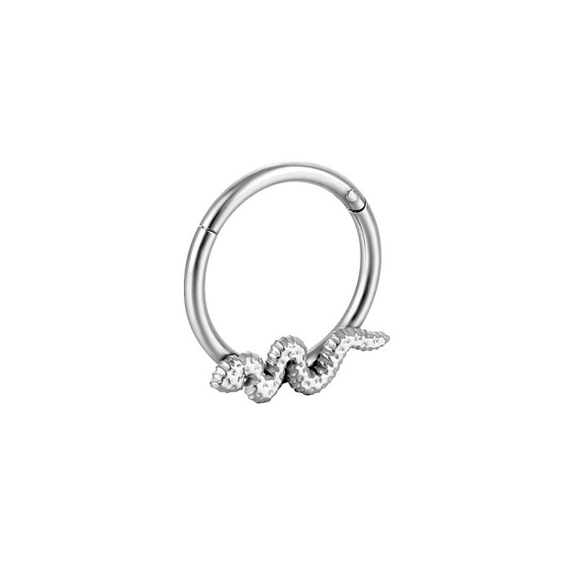 Nose Piercing Ring Hinged Segment Zircon Septum Piercing Clicker Opal Ear Cartilage Tragus Helix Lip Nariz Pircing Cuff Goth