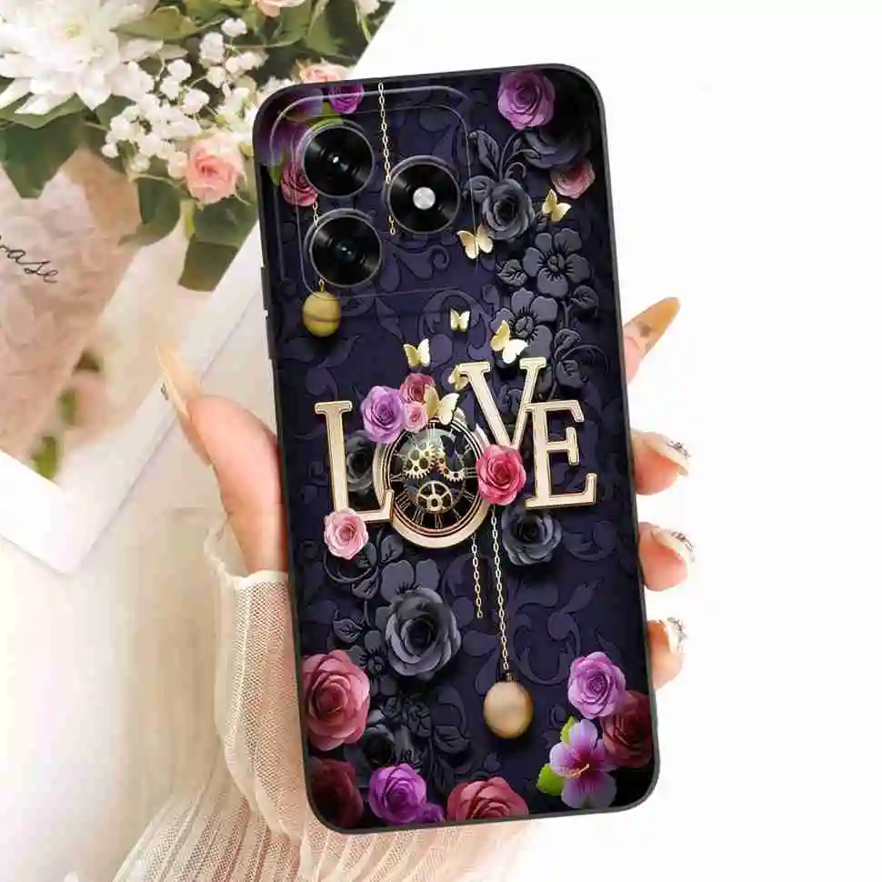 Cute Rabbit Cartoon Silicone Phone Case, Soft Protective Cover