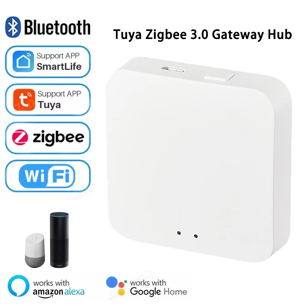 Tuya Zigbee 3.0 Gateway Hub Smart Home Wireless Bridge Smart thumbnail 3