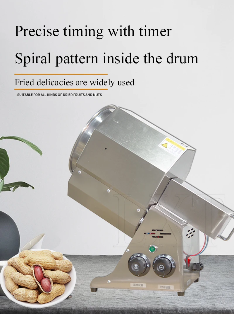 Description Picture 4 of itemElectric Cashew Nut Baking Machine Peanut Roasting Maker Coffee Material Roaster