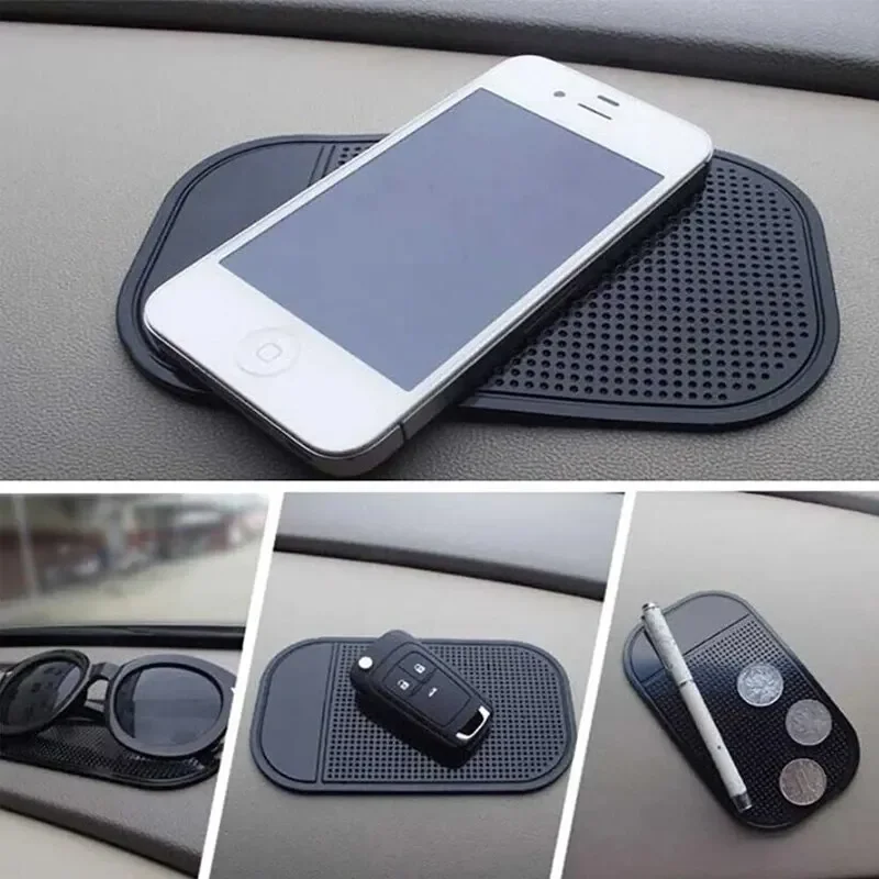 1 Piece Multi-functional Dashboard Storage Sticky MatMobile Phone Glasses Anti-slip MatMagic Silicone Mat