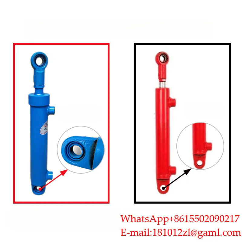 Hydraulic cylinder 3 tons hydraulic cylinder two-way small HSG50*28 oil cylinder double-acting forklift two-way hydraulic 4