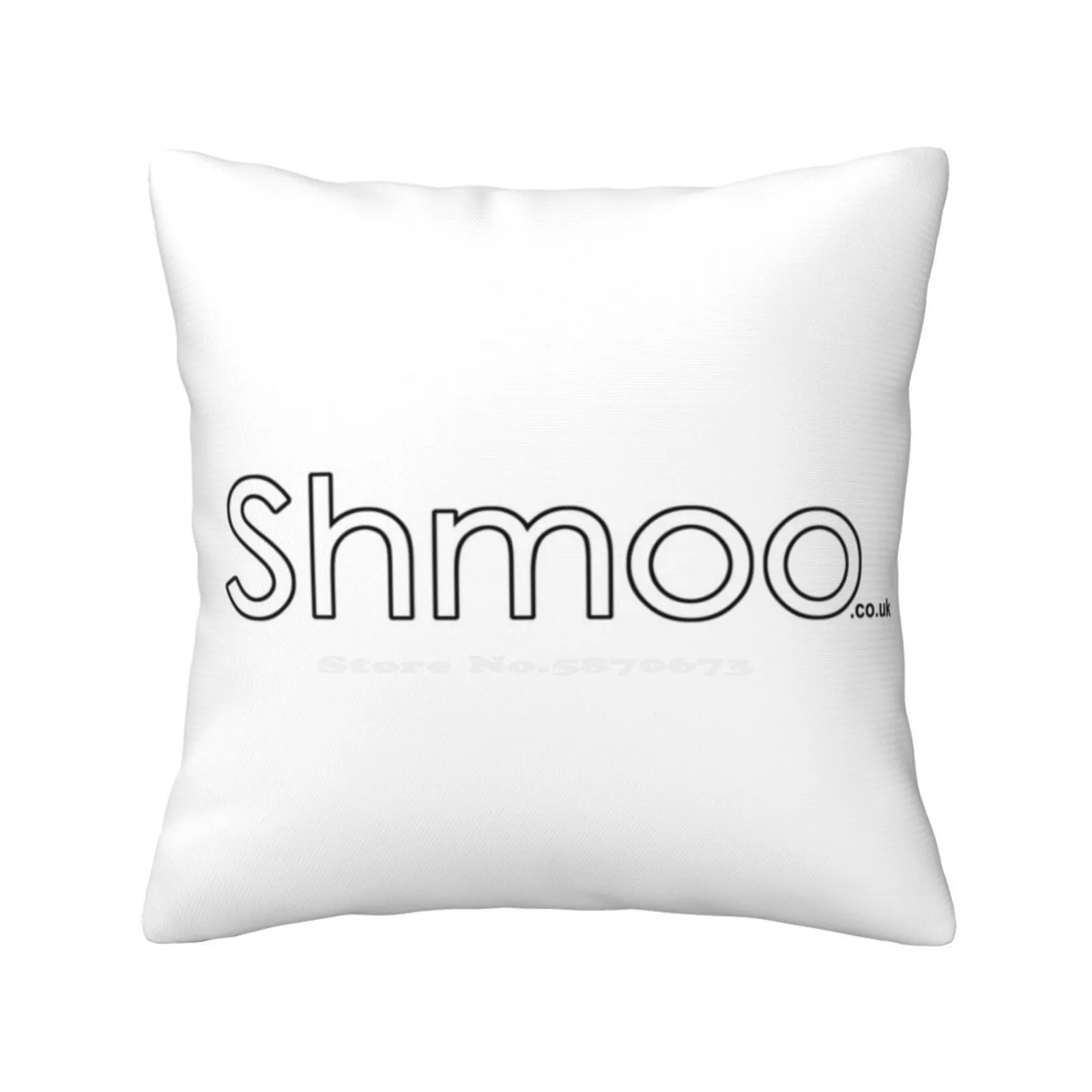 Shmoo Logo Hollow Black Outline Pillows Case Camera Da Letto Decorazione Della Casa Shmoo Music Band Moog Black