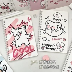 High - Value A5 Durable Thickened Paper Cute Puppy Diary Notebook (2 random books)