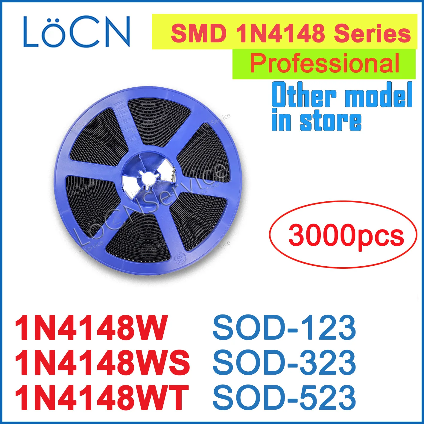 3000Pcs 1N5819 B5819W B5819Ws Peso Wl Sl S4 Sod-123 Sod-323 Sod-523 Sod-123Fl 350Ma 0.35A 1A K14 1206 0805 0603 Di Alta Qualità Locn